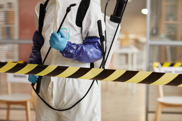 Professional Biohazard Cleanup technician working in Stewartsville, NJ